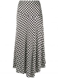 polka dot asymmetric skirt at Farfetch